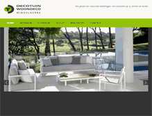 Tablet Screenshot of decotuin.be